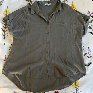 Short Sleeve Button Down with Pockets